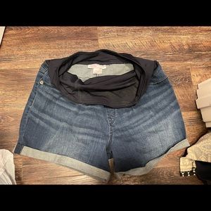 Women's Blue Denim Shorts